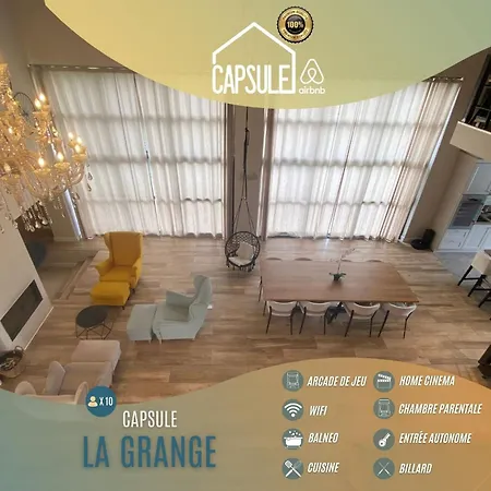 Villa Capsule La Grange Arcade De Jeux Billard 4 300m2 Vicq (Nord)